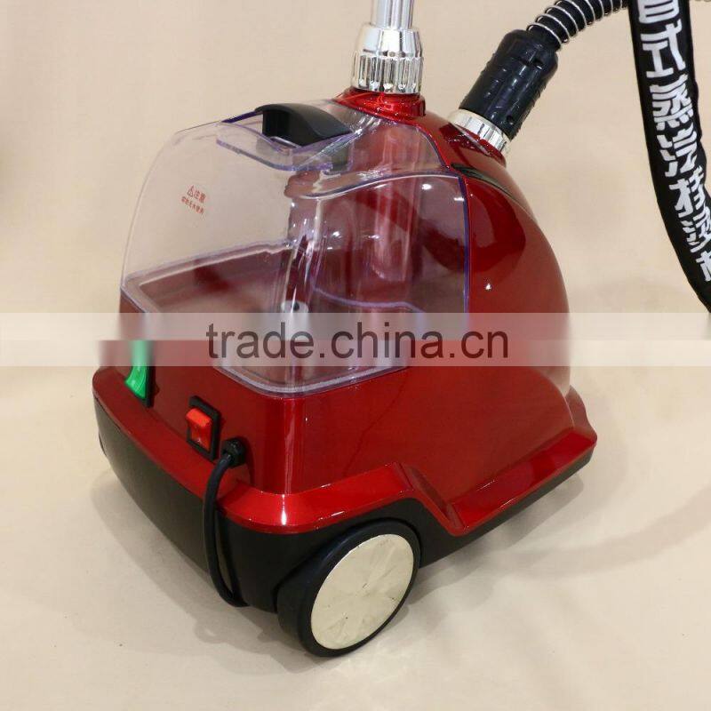Foot step hanging garment steamer ironing machine for home appliance