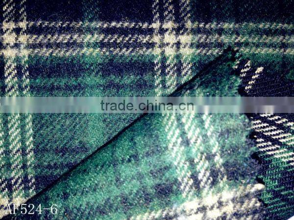 16s peached yarn dyed cvc fabric for clothing,shirt with ready bulk
