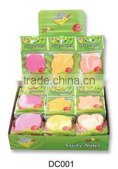 PDQ sticky notes with color box for school,family, office, gifts