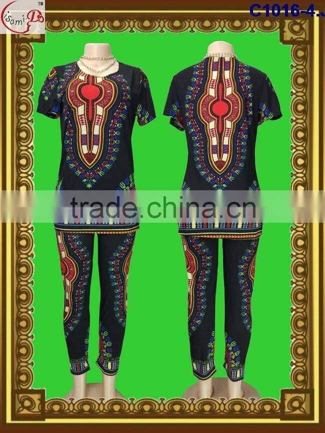 New milk fiber fashion women cl1016 African clothing women suit with low price high quality wholesale