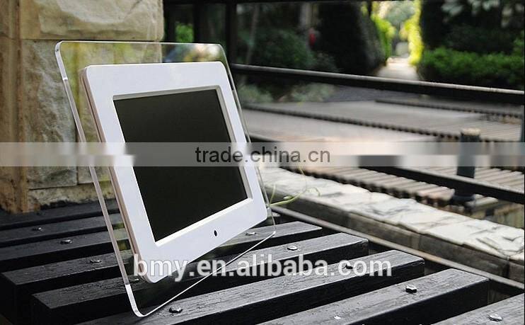 Digital photo frame factory supply 10.1 inch advertising machine 1024*600 support built in battery