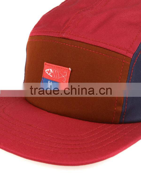 patckwork color uique plaid worn out baseball cap