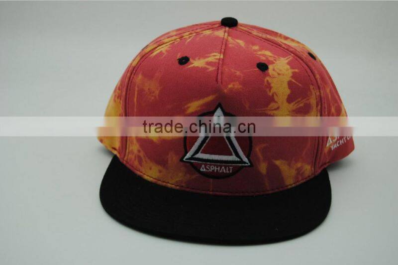 high quality flat embroidery dying snapback caps cap snapback