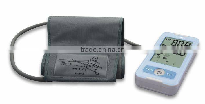 Arm blood pressure monitor, Low noise tech. Auto-Reading 90 group memories