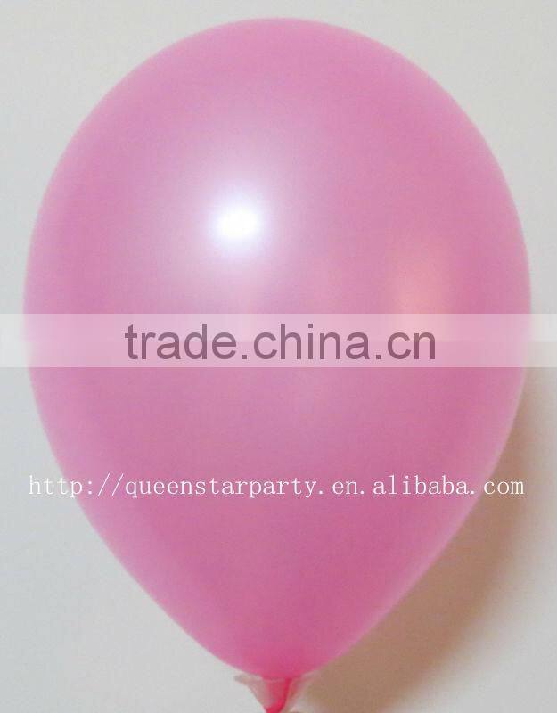 Natural latex helium balloon party balloon Neon color pink