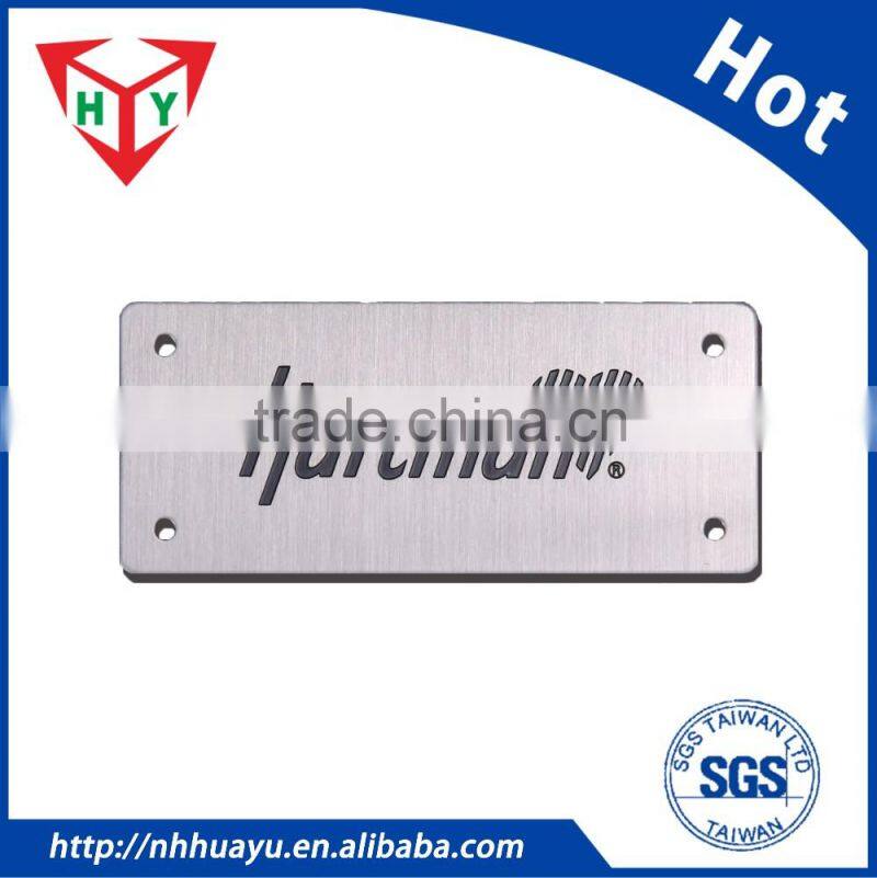 custom metal perforated labels