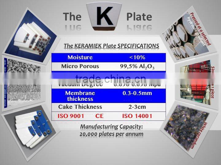 High quality,ceramic disc vacuum filter plate, Ceramic filter plate