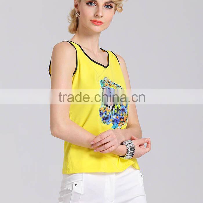 Plain Latest Fashion Sexy Gym Yoga Tank Tops Dancing Vest In Bulk