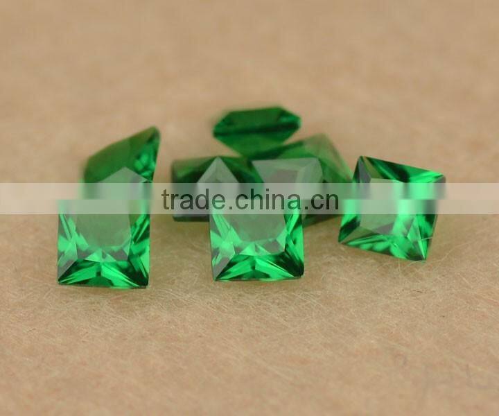 buyers wholesale price per carat square heat resistant nano emerald