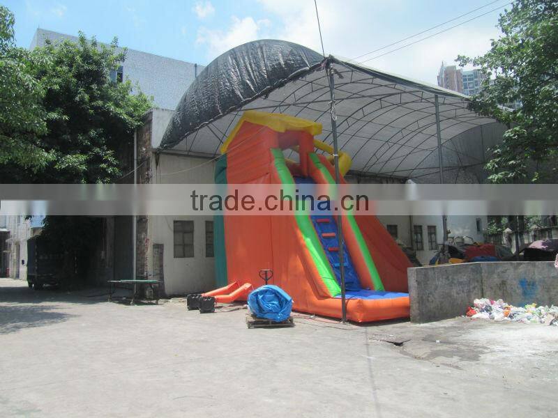 hot sale inflatable water slide with pool