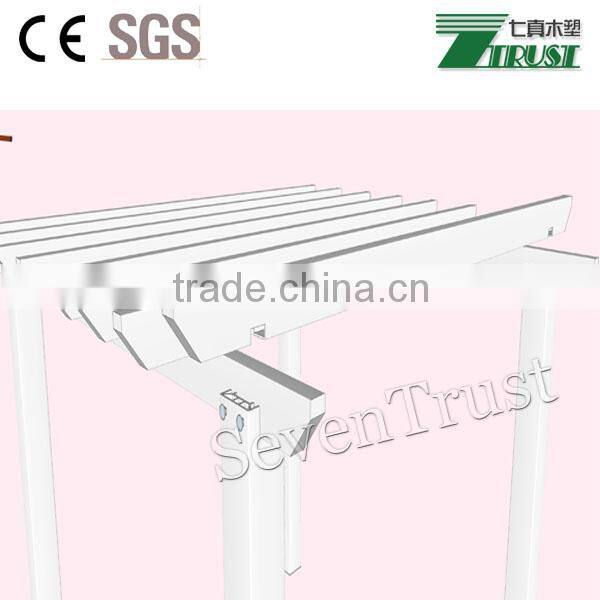 outdoor WPC composite pergola , gazebo