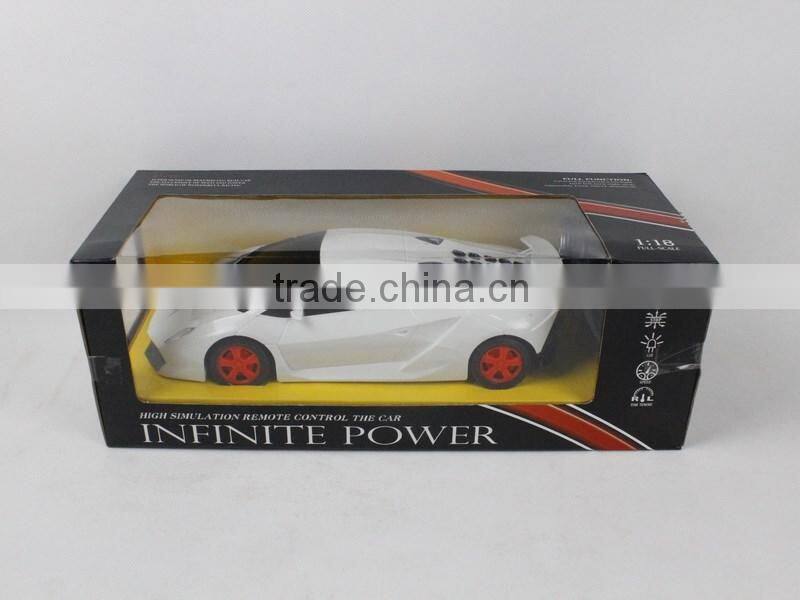 Hot wholesale 1:18 4ch exquisite simulation model rc car toys with high speed motor and LED lights for friends and kids gift