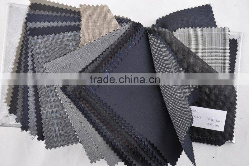 wool fabric for suits in stock