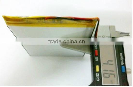 Shenzhen manufacturer lithium polymer battery 3.7v with 4000mah customized capacity for power device