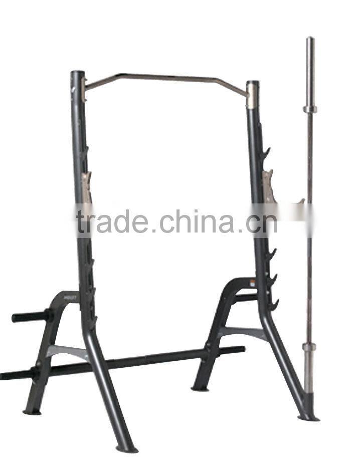 Gym fitness squat rack stand pair bench press weight lifting barbell