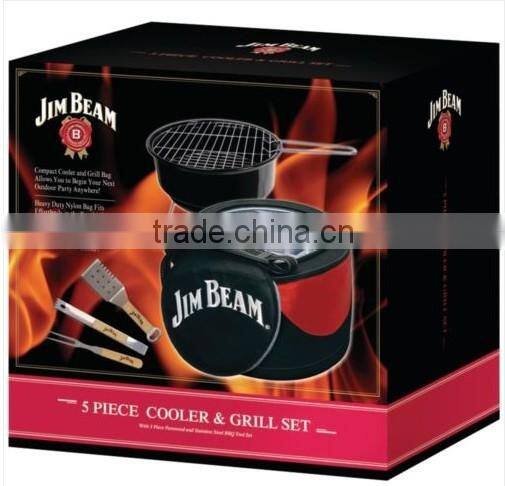 Unbelieveable new Mini BBQ grill with coolful bag