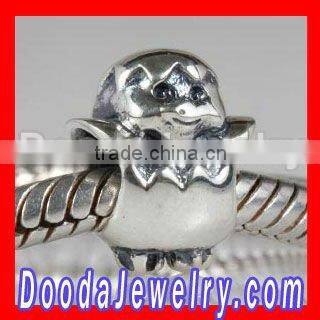 Wholesale European style silver plated Neice beads charms