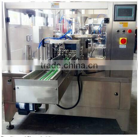 Rotary liquid packing machine line(stand-up & zip pouch)