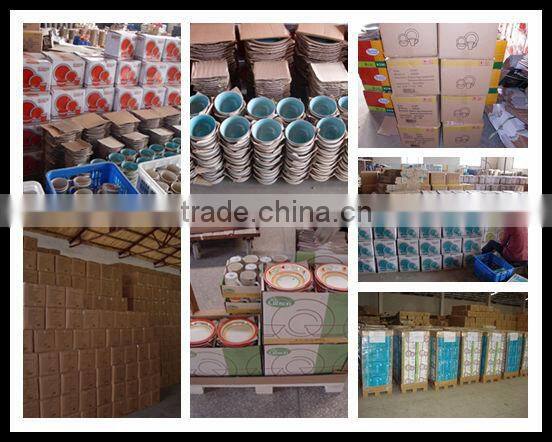 dots design stoneware tableware made in China 16pcs ceramic dinnerware and stoneware dinner set