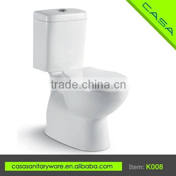 Hot sale washdown s-trap ceramic two piece cheap ceramic toilet