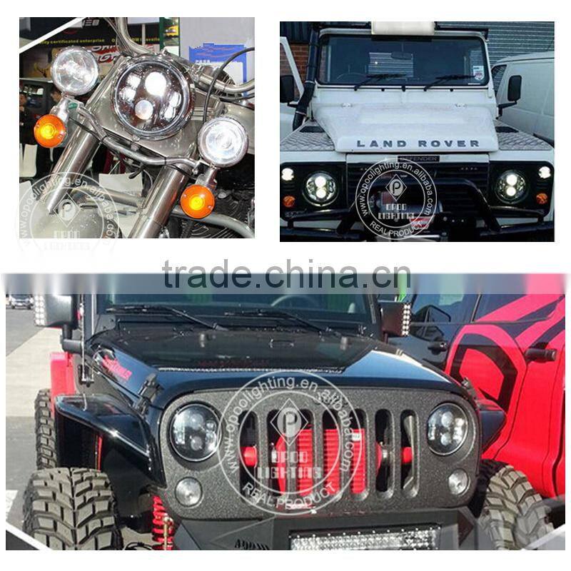 7 inch jeep wrangler headlight for jeep and motorcycle
