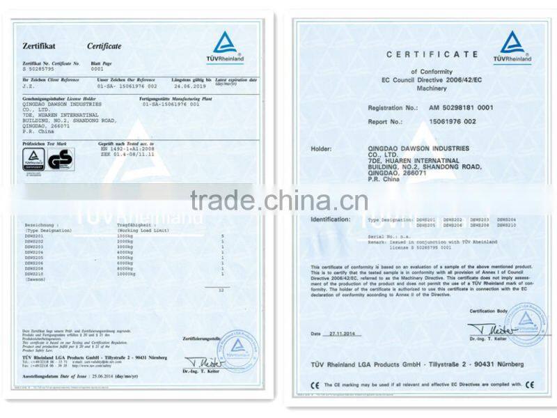 European type stainless steel 5mm jaw and jaw turnbuckles