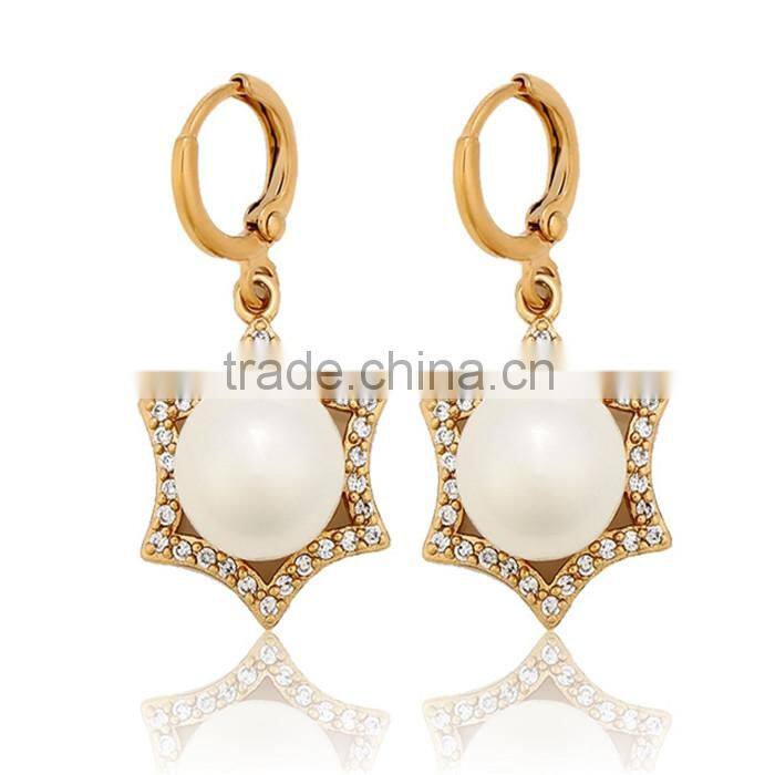 Best selling 18k gold color wholesale earrings