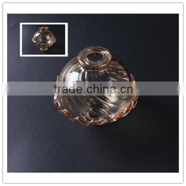 china manufacturer hand made modern glass lamp shade amber glass lamp cover factory price in bulk sale