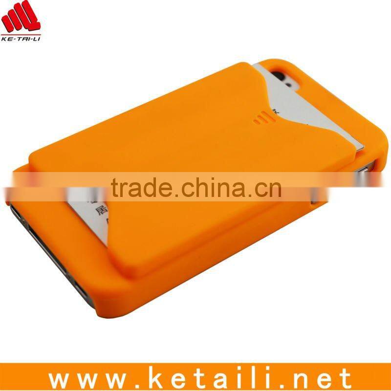 Dustproof cellphone case for iphone, with cardholder