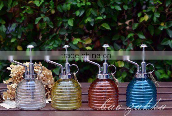 watring device, glass bottle, with spray pump