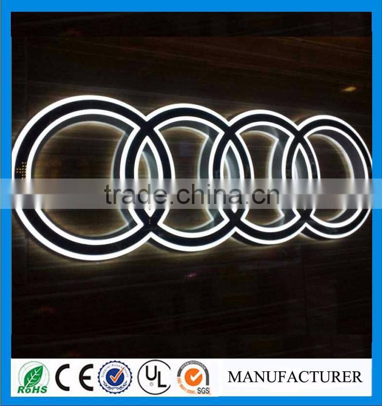Outdoors advertising logos business signs led lighting sign letters