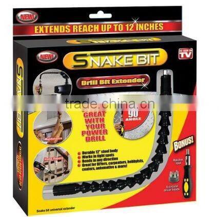 As Seen On TV Flexible Drilling Kit Snake Bit Drill Extender