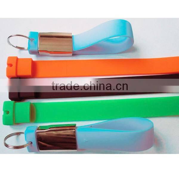 cheap silicone keychain usb flash disk 3.0