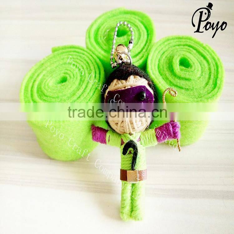 Factory direct sale super hero voodoo doll phone pendant