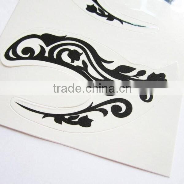 Eye Rock fashion colored temporary eye tattoo stciker eyelids tattoo eyes decoration sticker