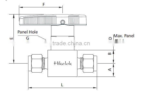 npt female thread male ball valve