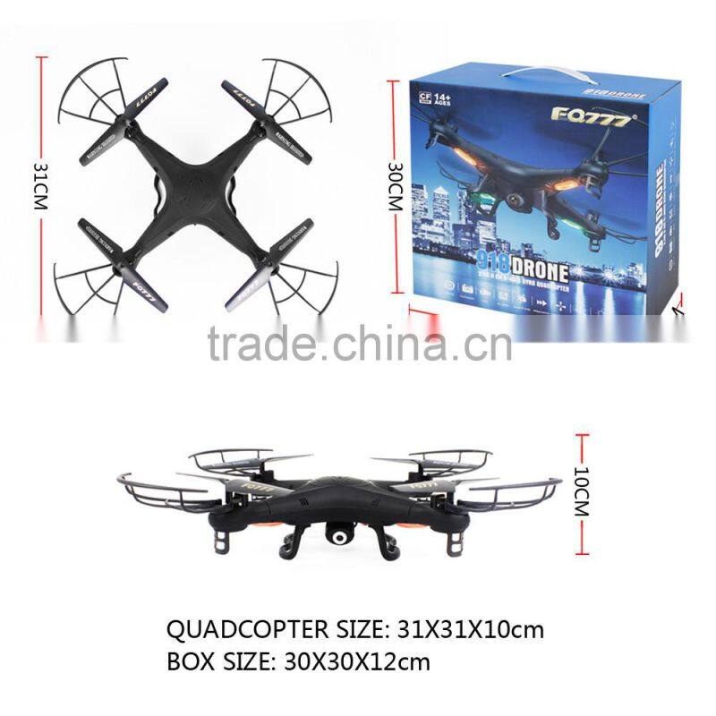 Outdoor FQ777 918C profesionales quadcopter UAV RTF Hobbies rc quadcopter with HD Camera