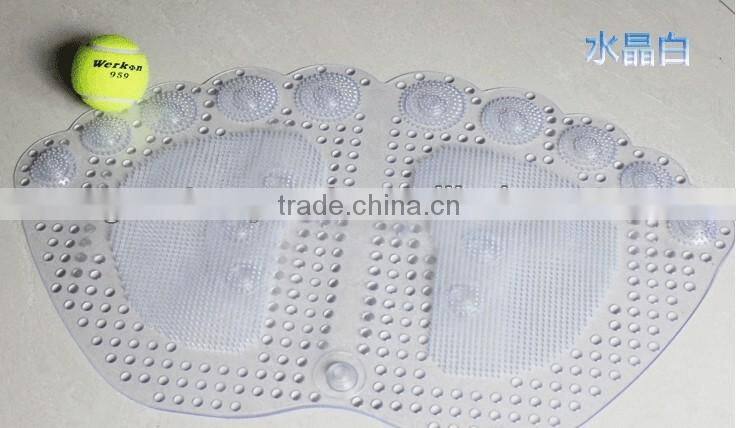 colorful pvc bath mat