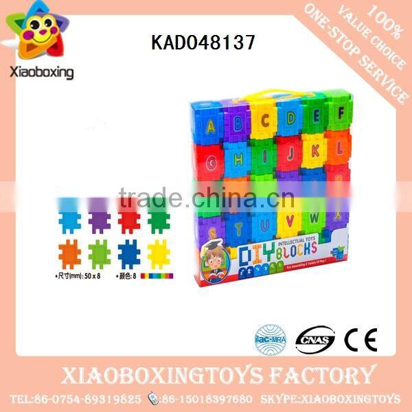 DIY educational plastic building blocks toys