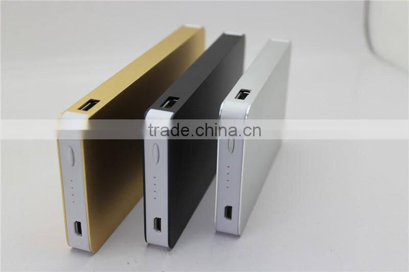 10000mah Aluminum shell portable mobile power supply shenzhen