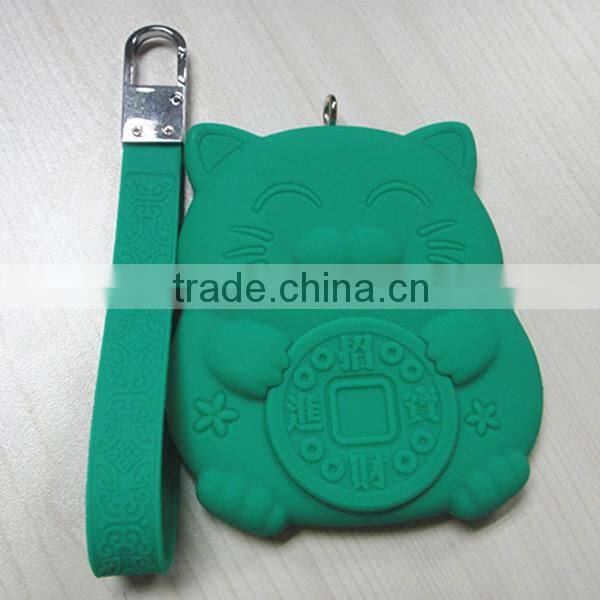 fashion rubber keychain wholesale