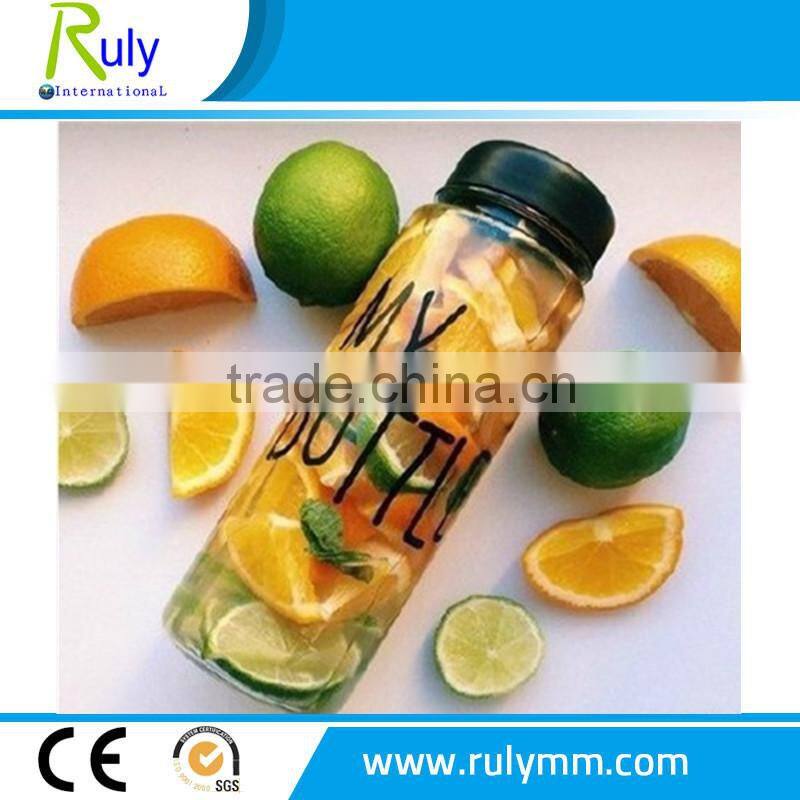 Young water bottel in PC tritain material 500ml plastic water bottle
