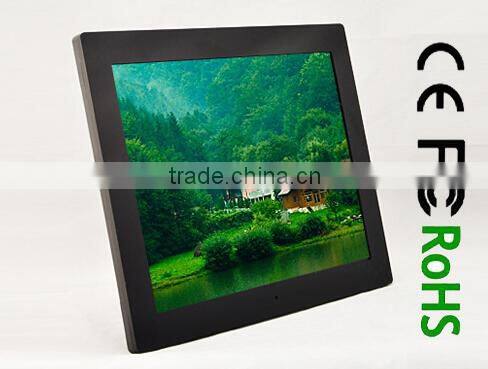 12 inch digital LED AD video loop display screen for POP stand