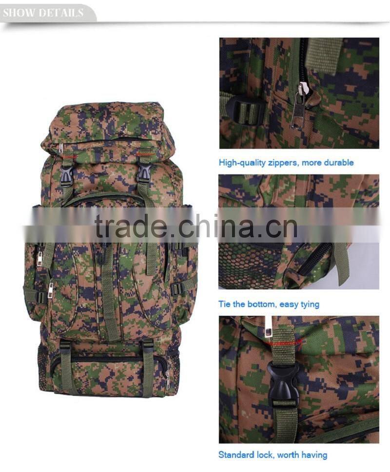 Military Style 3D Backpack Fashion School bag camping bag for hiking