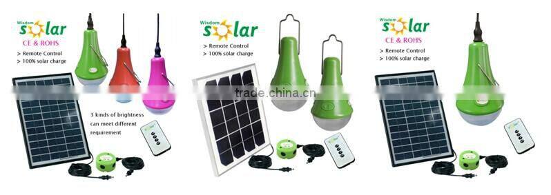 Portable reading lampe solaire vision protection with 3 bulbs