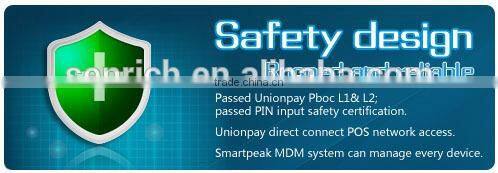 Handheld POS with GPRS,Printer,RFID,Smart Card Reader,support Bus Payment / Ticket Terminal