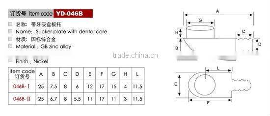 sucker plate with dental care