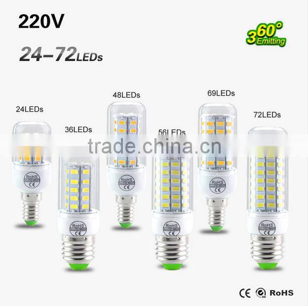 NEW LED bulb lights E14 2835 SMD 5730 led Corn bulb light ,chandelier candle light,Manufacturer