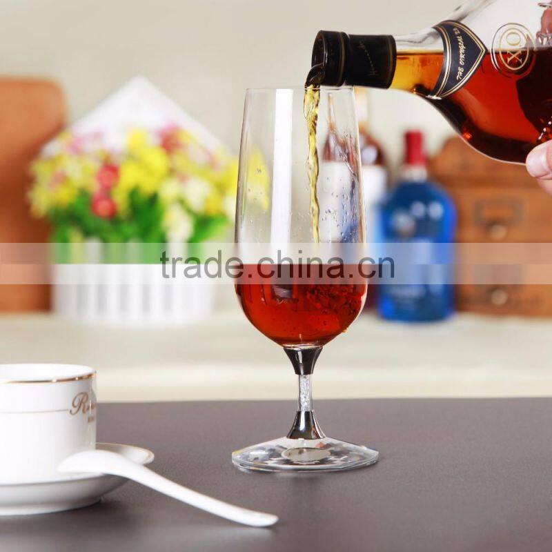 Wholesale OEM lead free clear crystal beer glass cup/ beer glass mug/woman shape beer glass