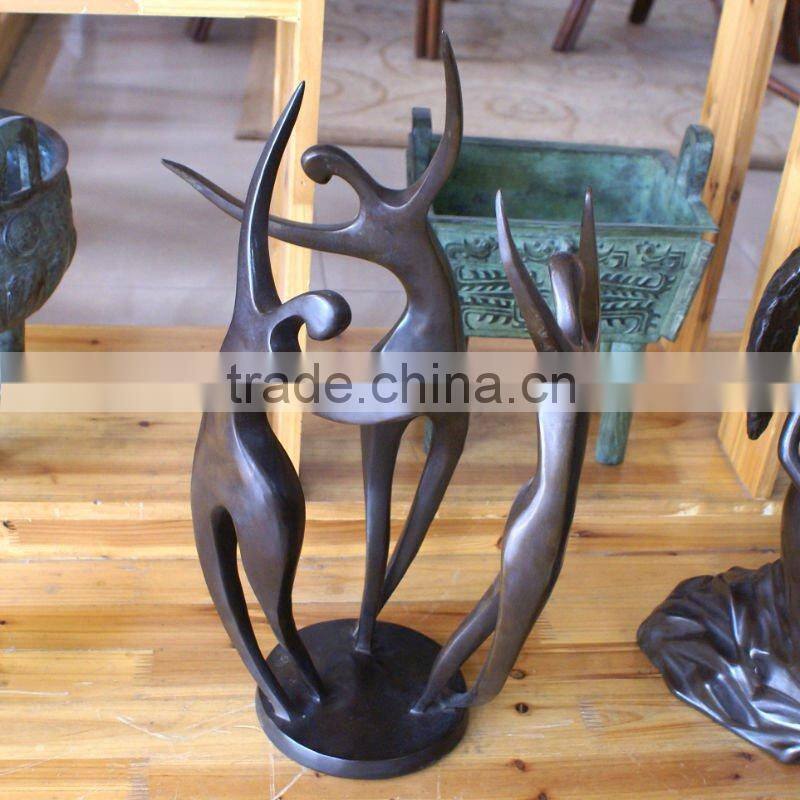 Beautiful sports sculpture bronze